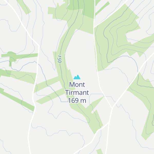 Map of Mont Tirmant