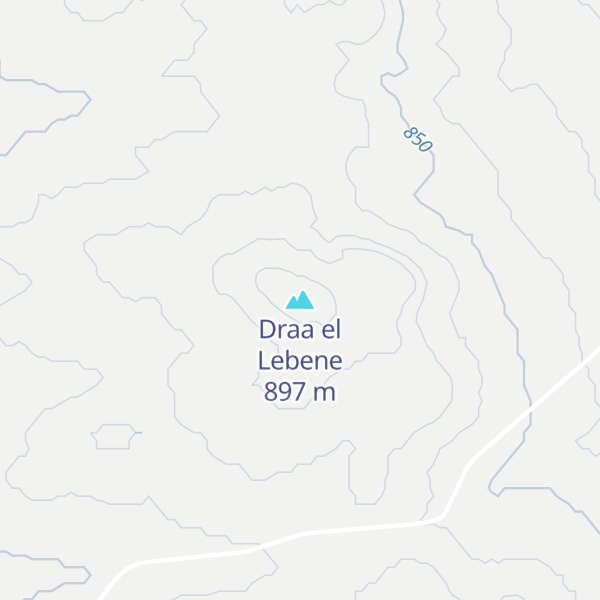 Map of Draa el Lebene