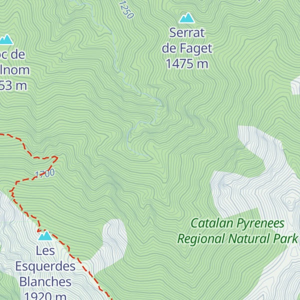 Map of Refuge d'En Goudeil