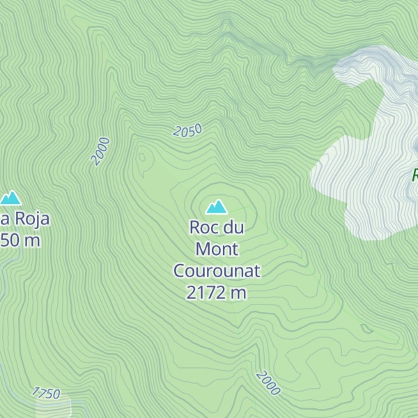 Map of Mont Coronat