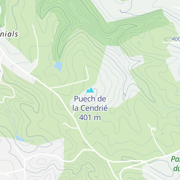 Map of Puech de la Cendrié