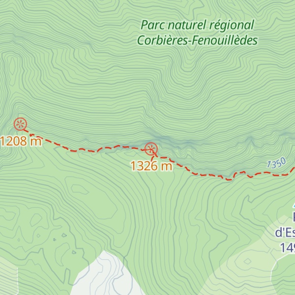 Map of La Roque Rouge