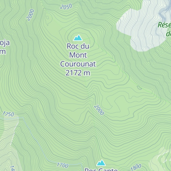 Map of Roc dit la Soucaillousse
