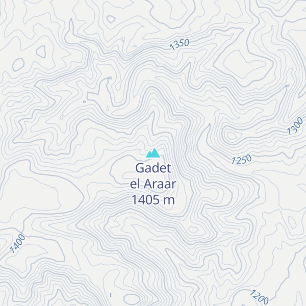 Map of Gadet el Araar