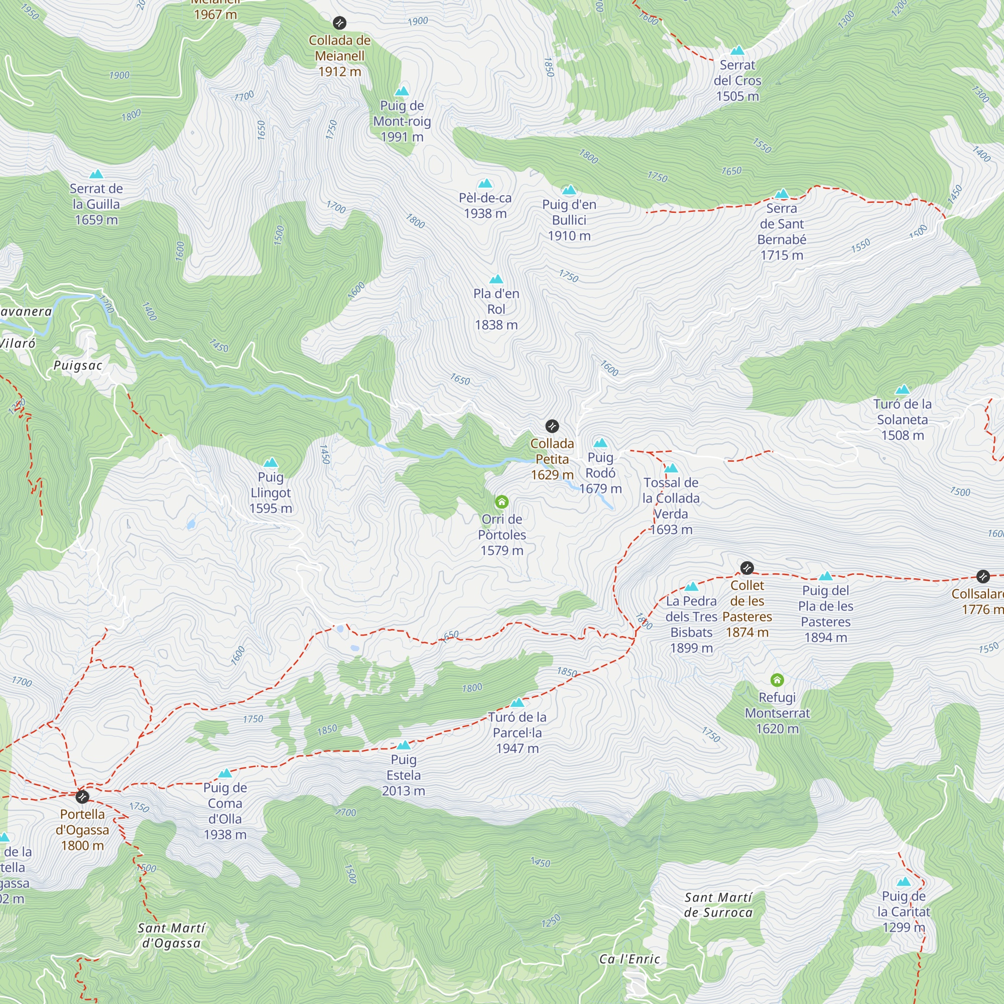 Orri de Pòrtoles map