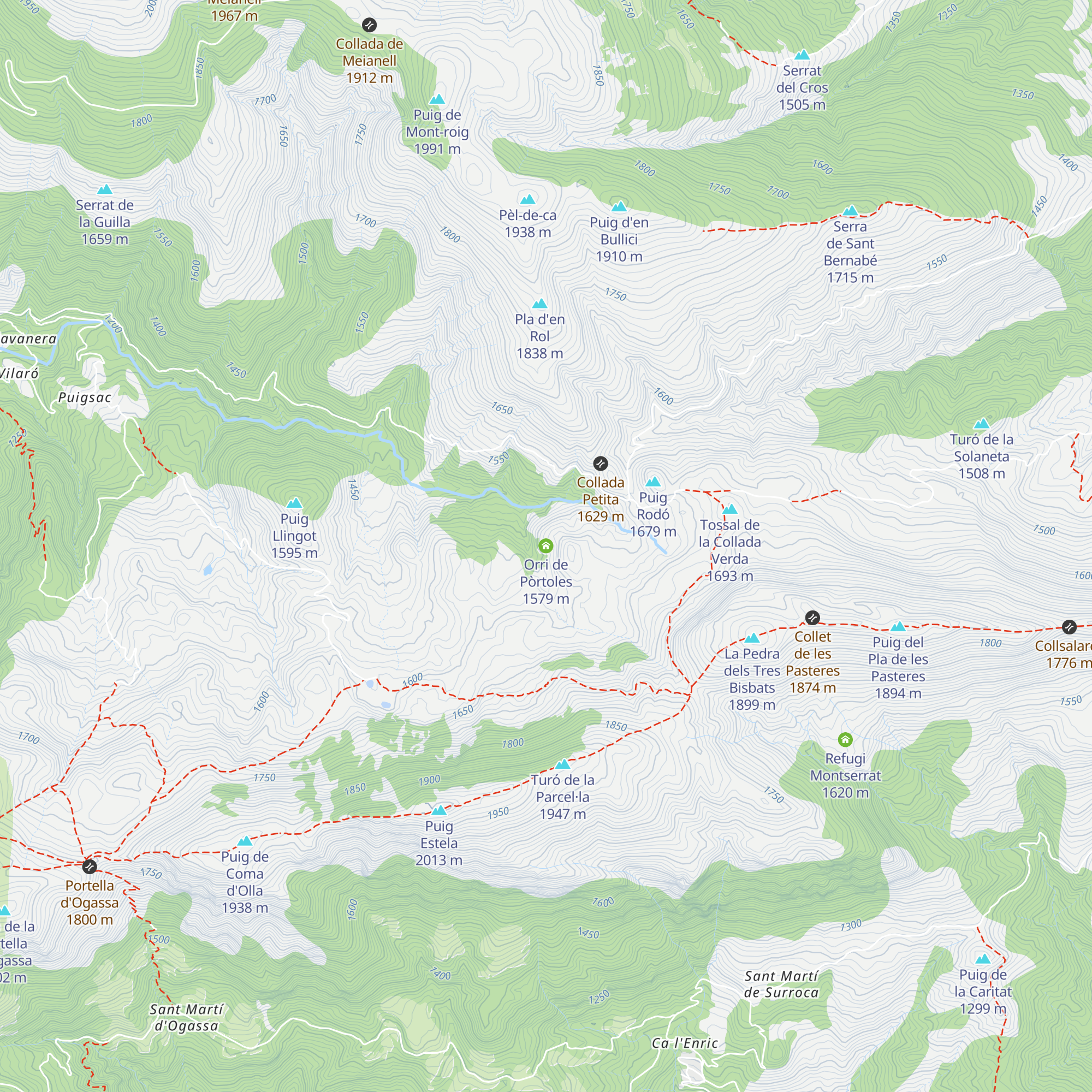 Orri de Pòrtoles map