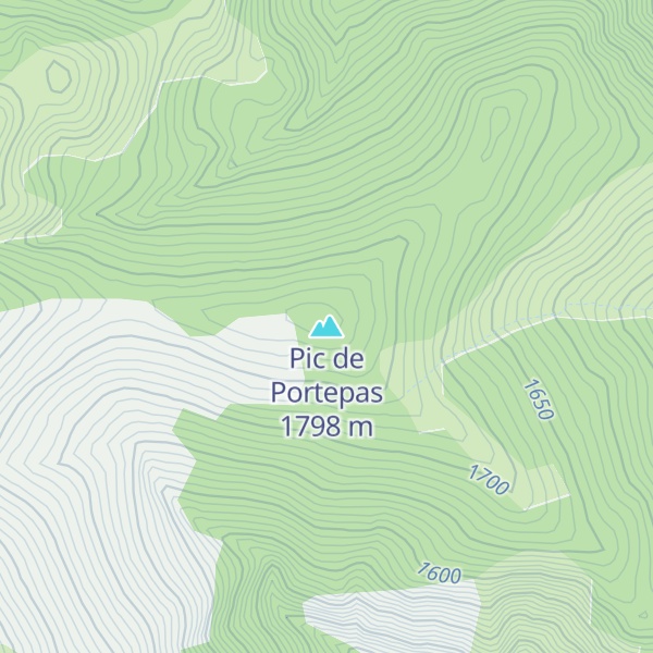Map of Pic de Portepas