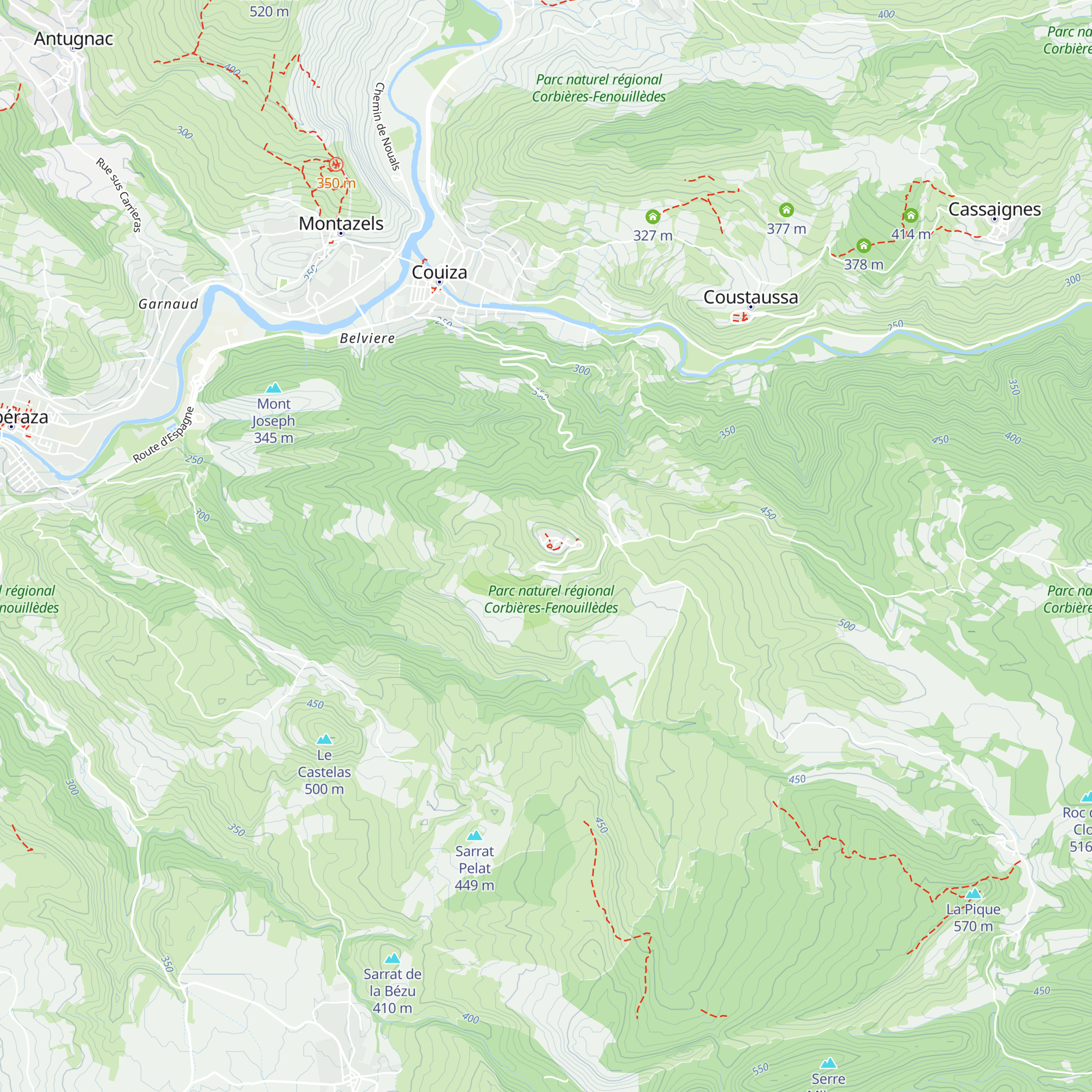 Bureau d'Information Touristique Rennes-Le-Château map