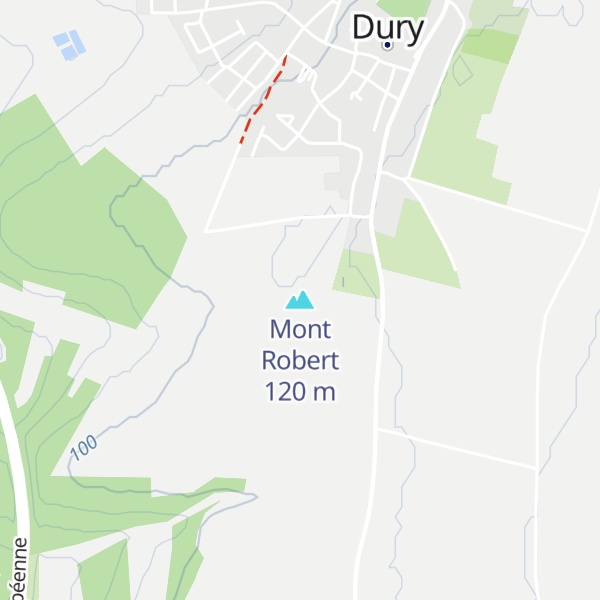 Map of Mont Robert