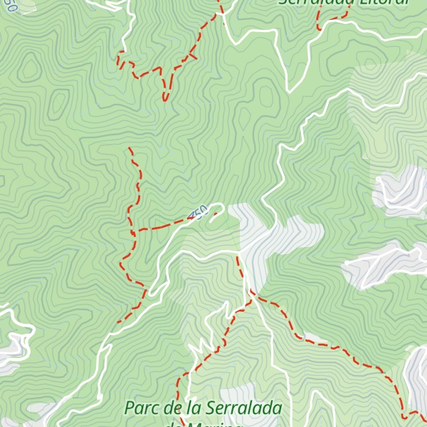Map of Turó d'en Galzeran
