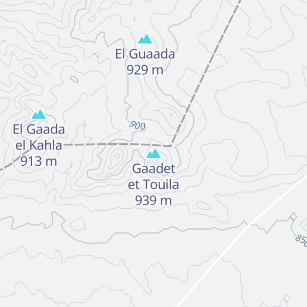 Map of Gaadet et Touila