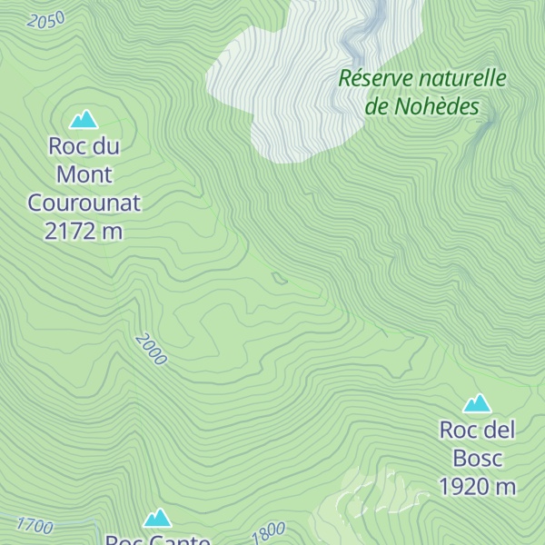 Map of Roc de l'Ermità