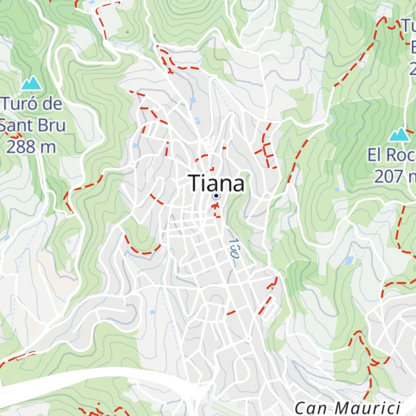 Map of Refugi climàtic Llar de persones grans