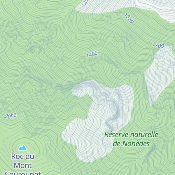 Map of La Cauna de l'Aigua