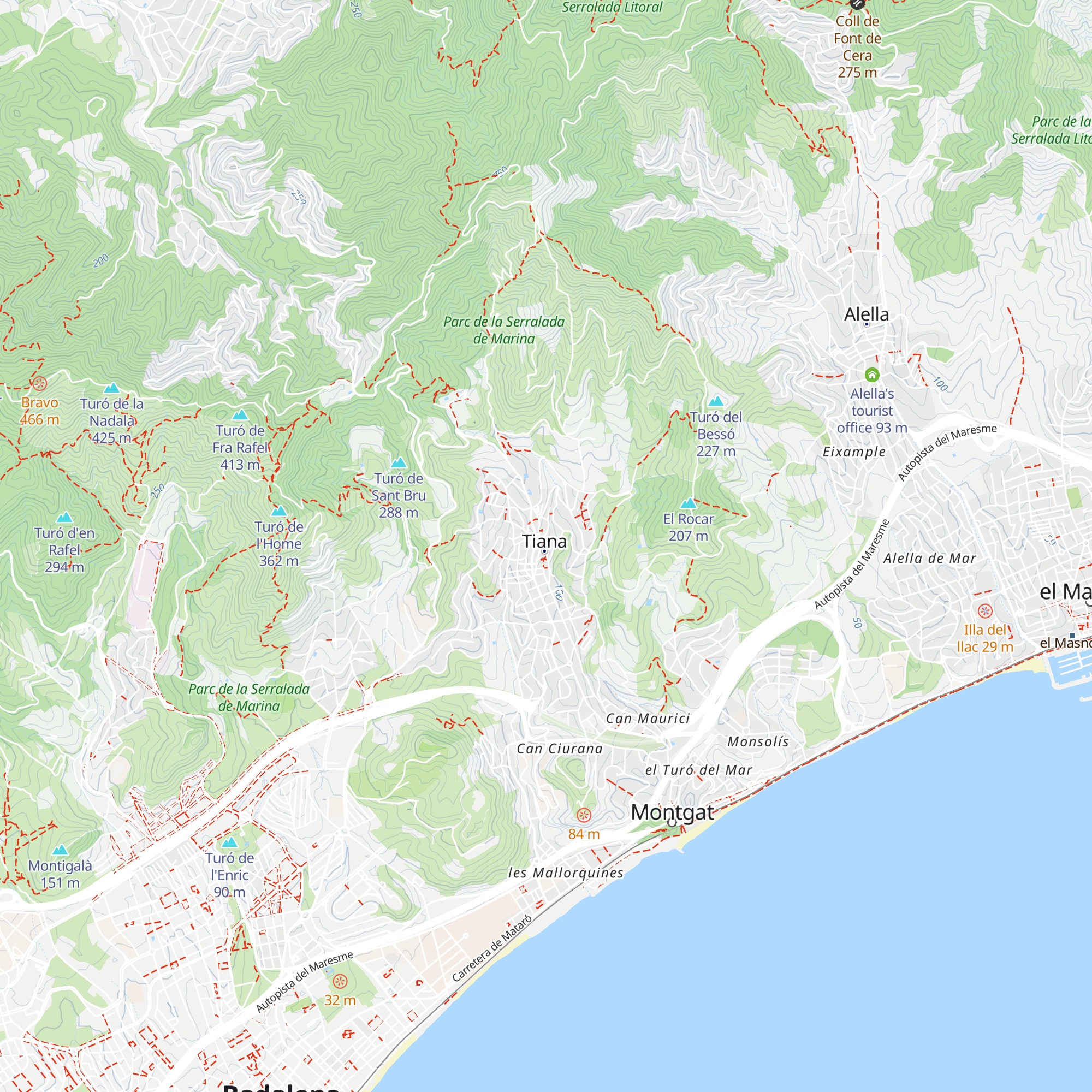 Refugi climàtic Biblioteca Can Baratau map