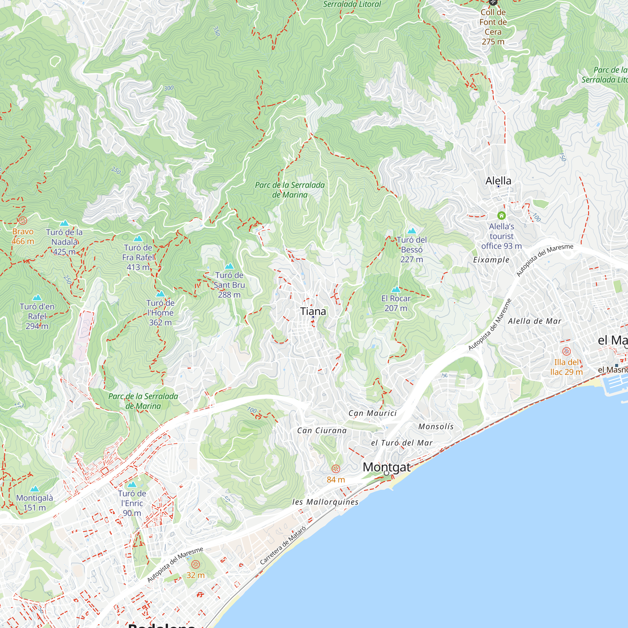 Refugi climàtic Biblioteca Can Baratau map
