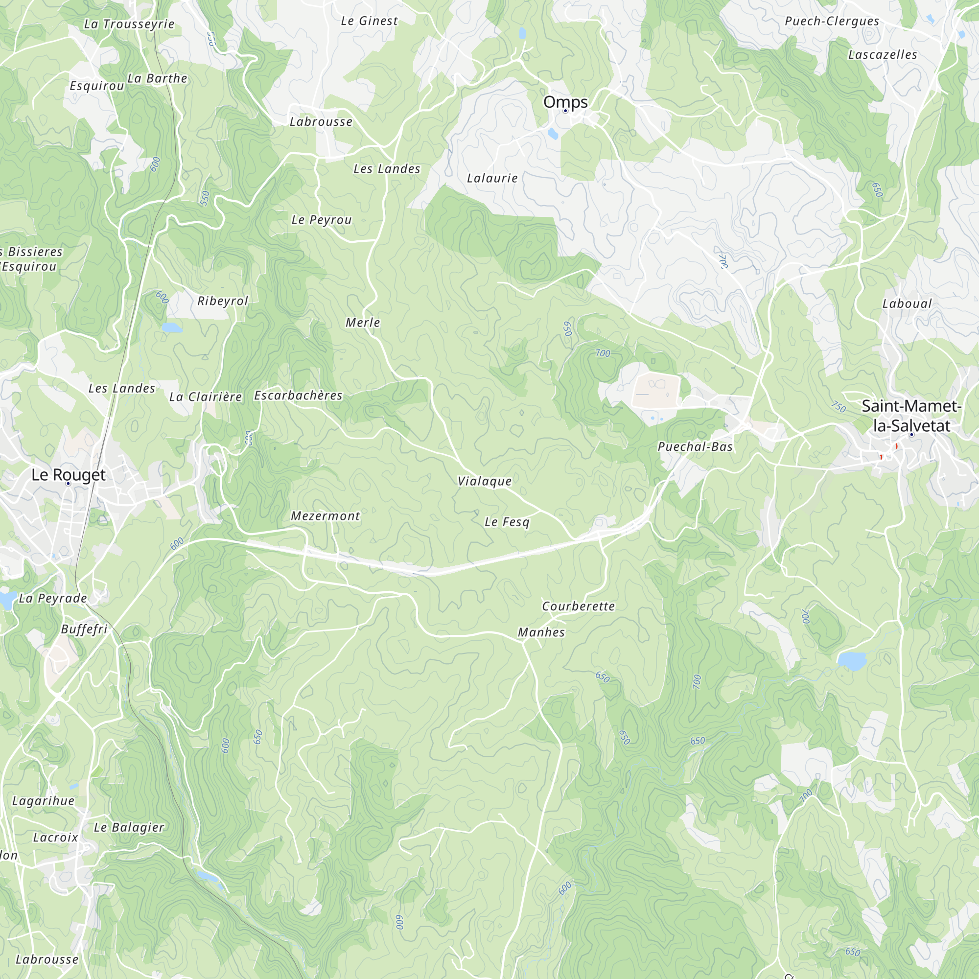 Gîtes de la Chataigne map