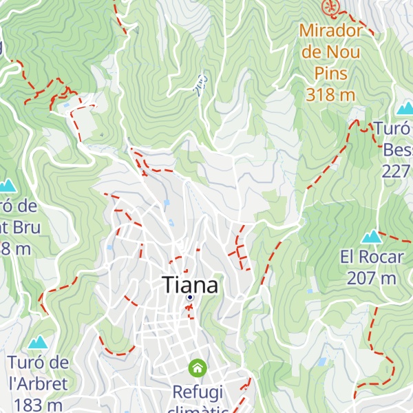 Map of Refugi climàtic Parc de Joan Armengol i Moliné