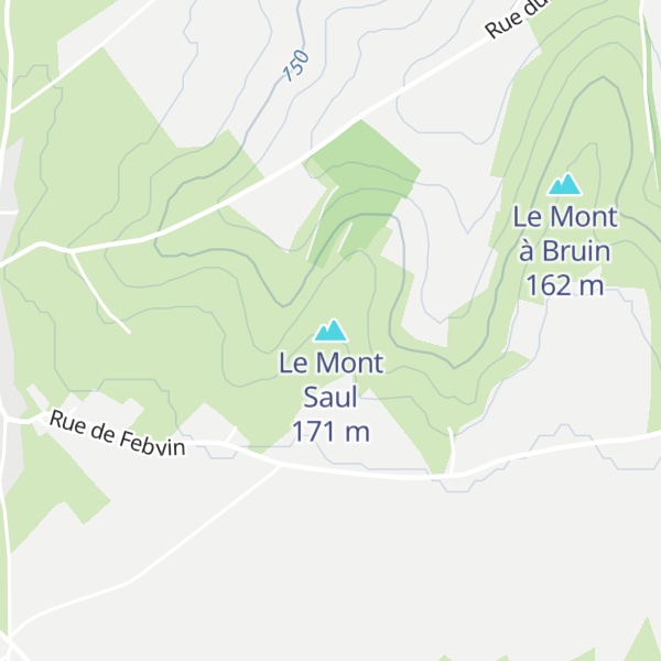 Map of Le Mont Saul