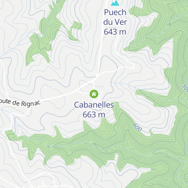 Map of Cabanelles