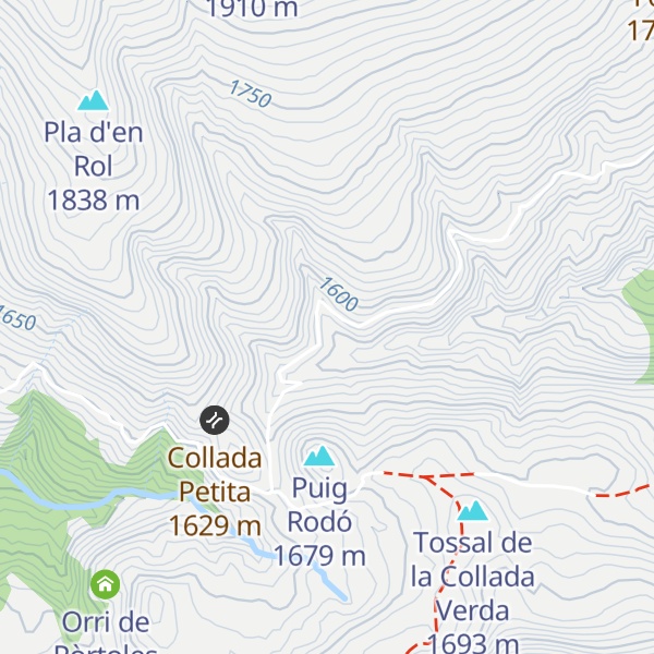 Map of Refugi Pla De Satlla