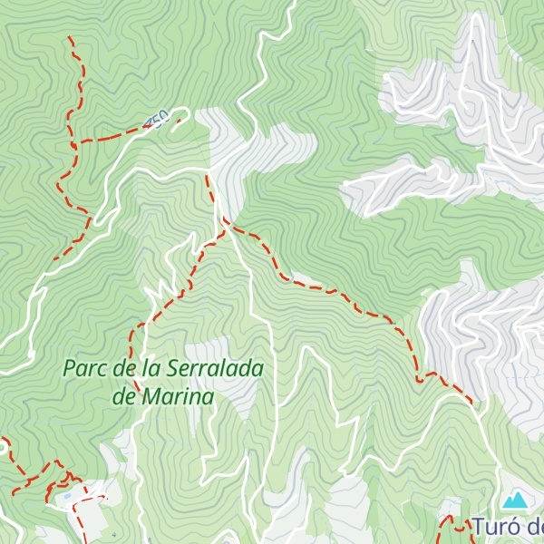 Map of Turó de Nou Pins