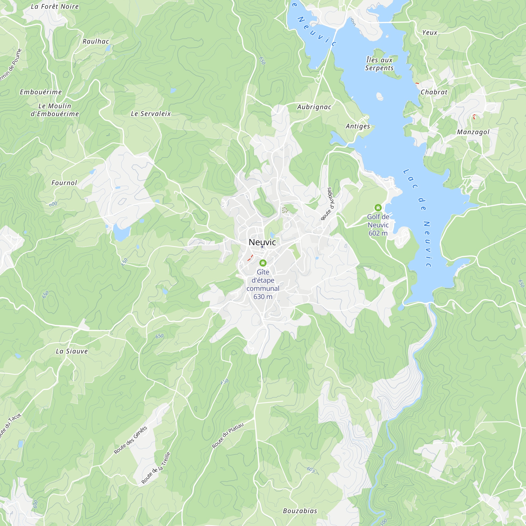 Gîte d'étape communal map