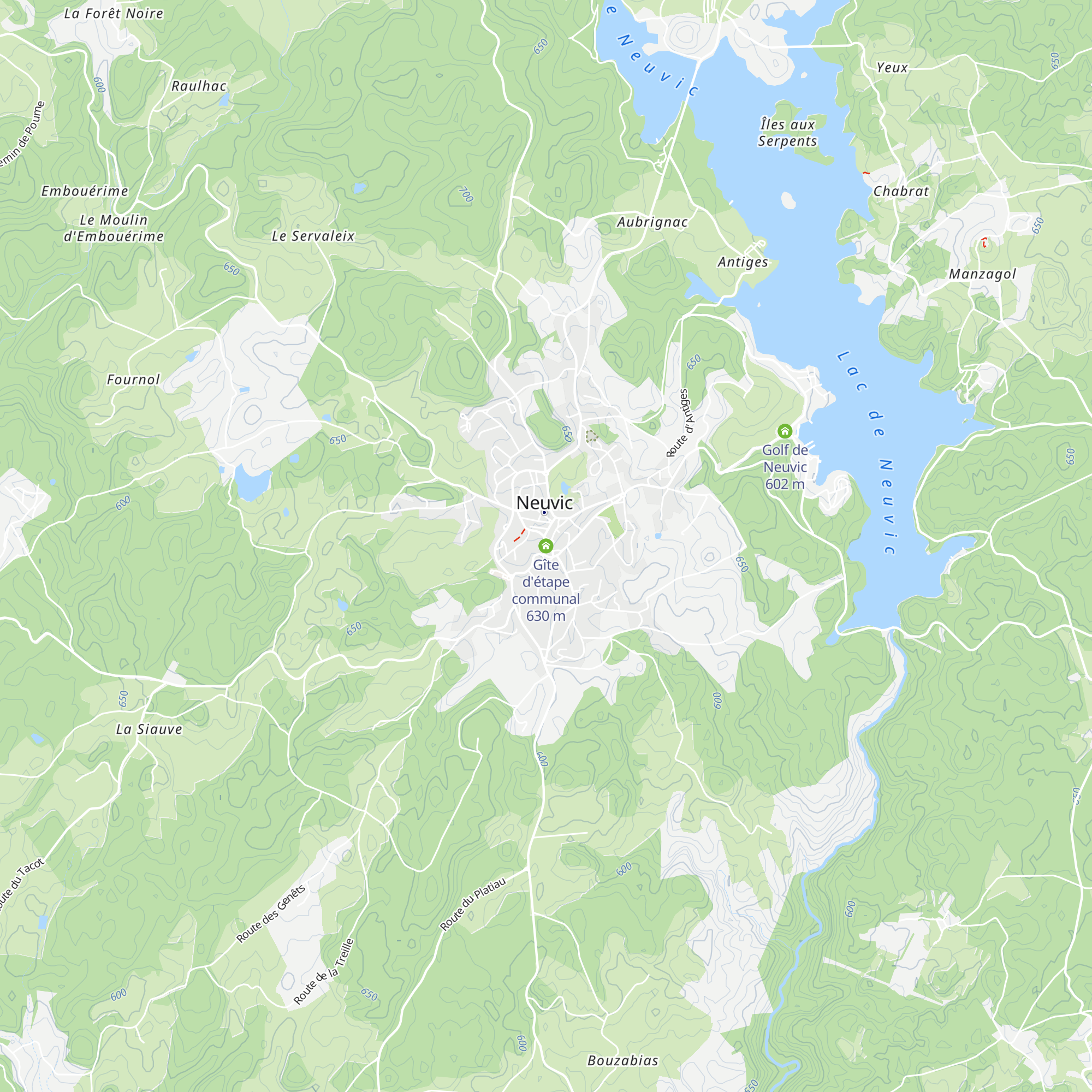 Gîte d'étape communal map