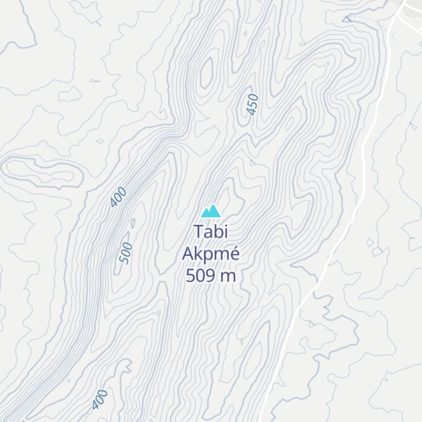 Map of Tabi Akpmé