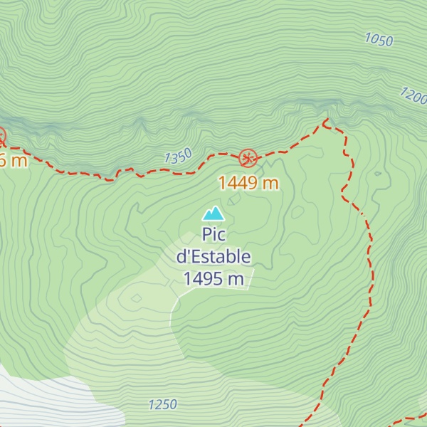 Map of Pic d'Estable