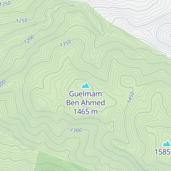 Map of Guelmam Ben Ahmed