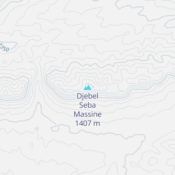 Map of Djebel Seba Massine