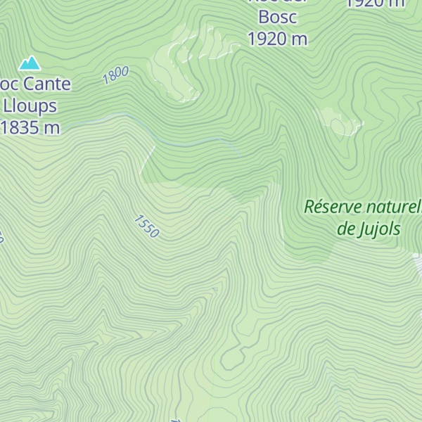 Map of Roc del Barry d'en Naudy