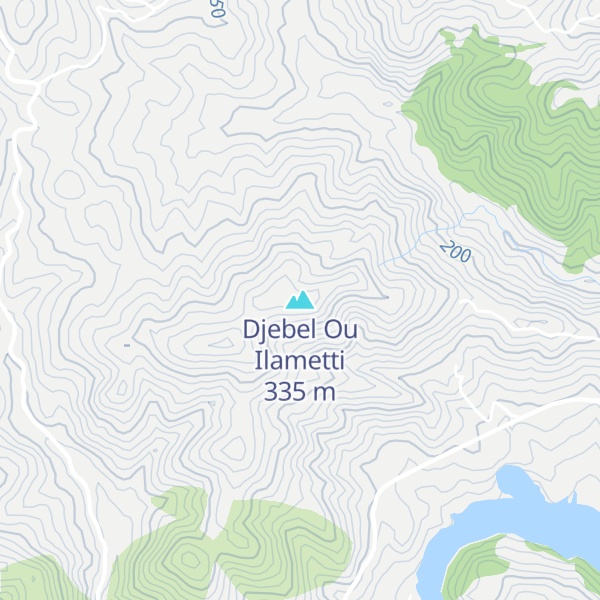 Map of Djebel Ou Ilametti