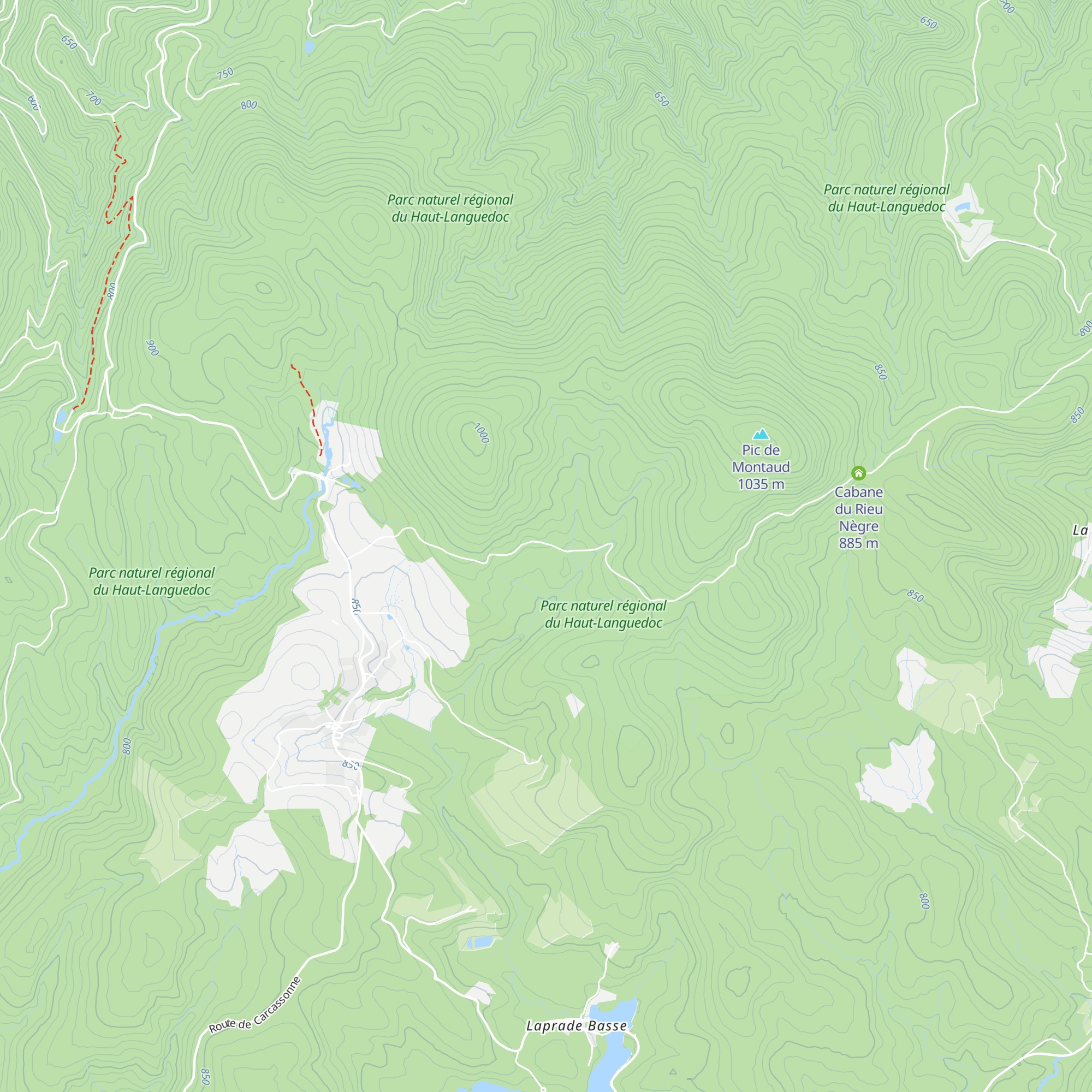 Cabane de Fontchaude map