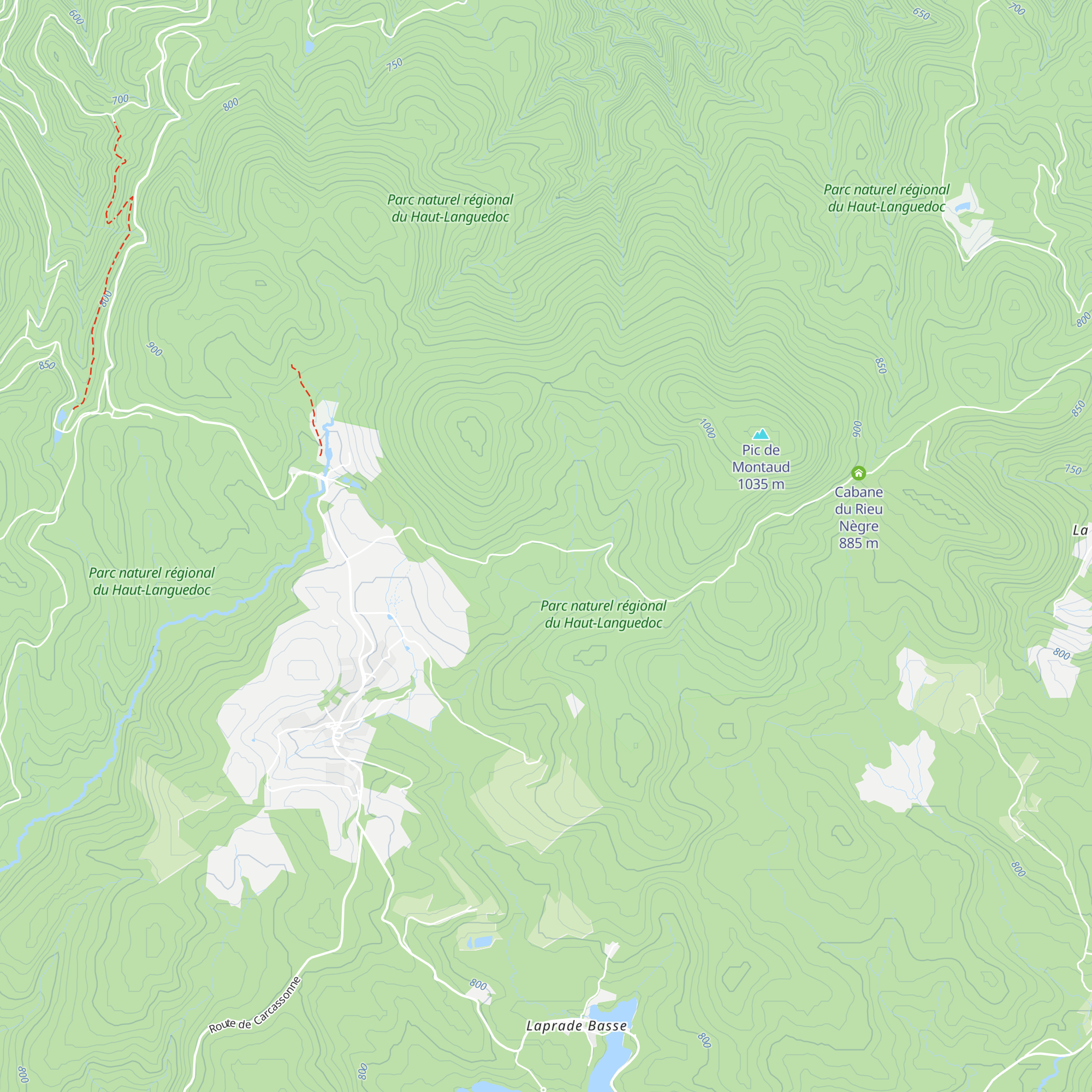 Cabane de Fontchaude map