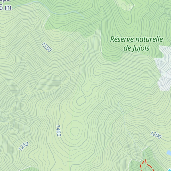 Map of Roc du Coll Diagre