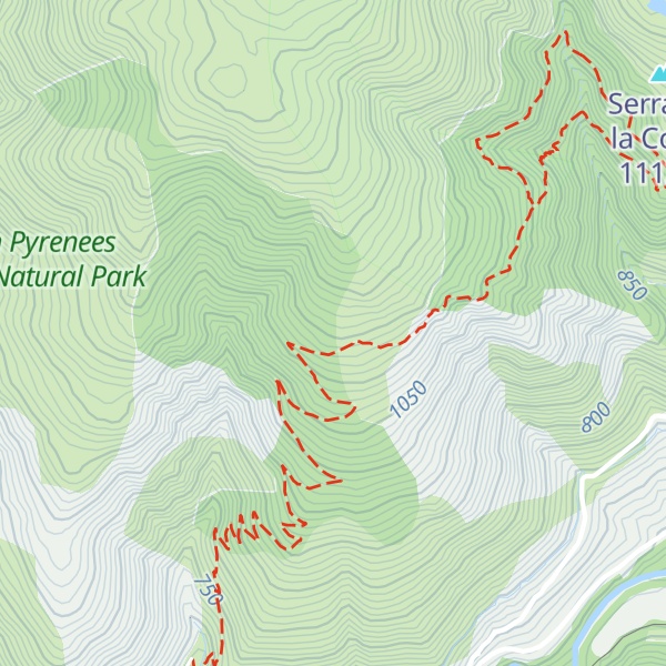 Map of Refuge des Hautes Commelles
