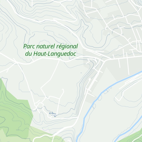 Map of Plaine de Lacalm