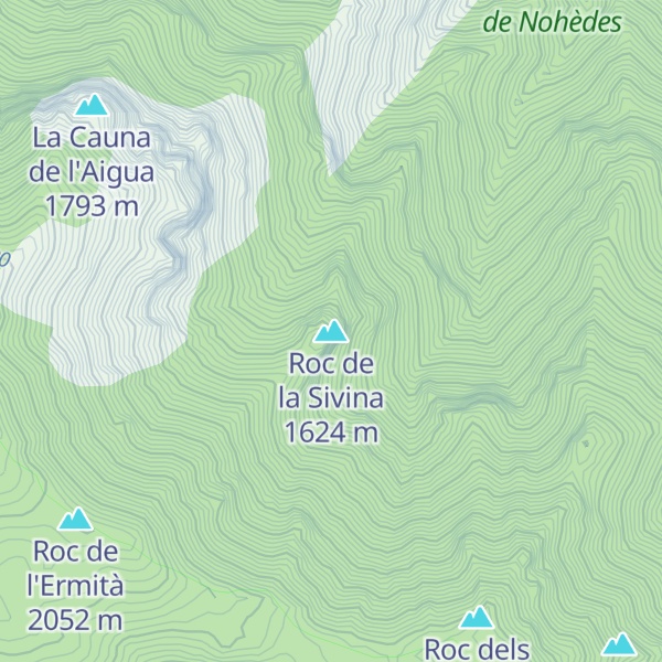 Map of Roc de la Sivina