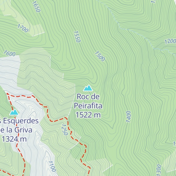 Map of Roc de Peirafita
