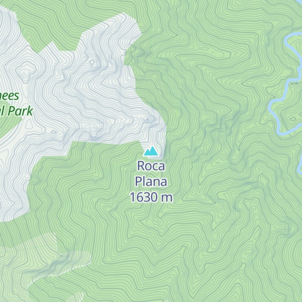 Map of Roca Plana