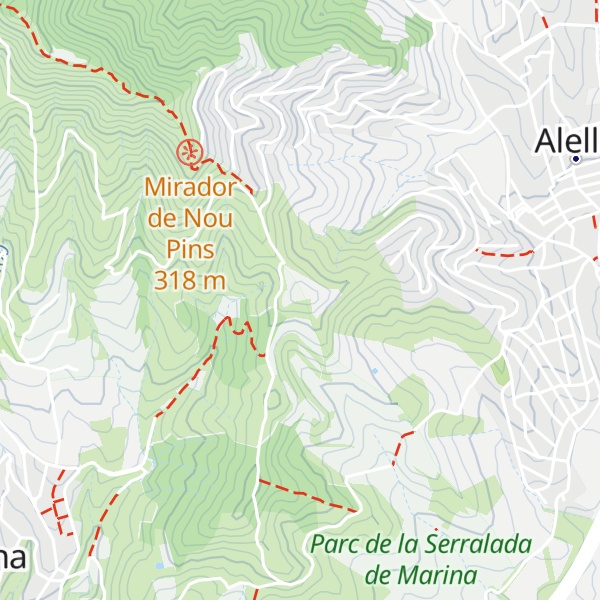 Map of Turó del Bessó