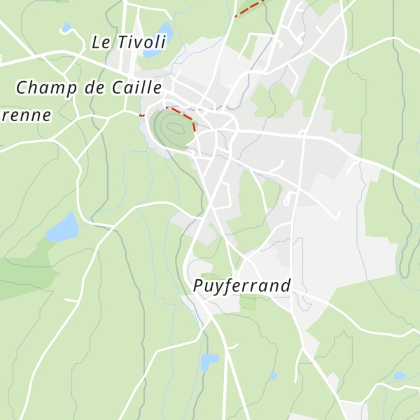 Map of Gîte Caliste