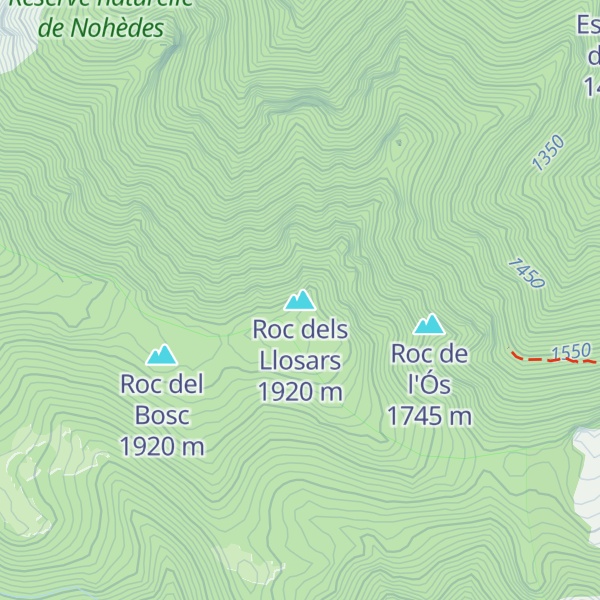 Map of Roc dels Llosars