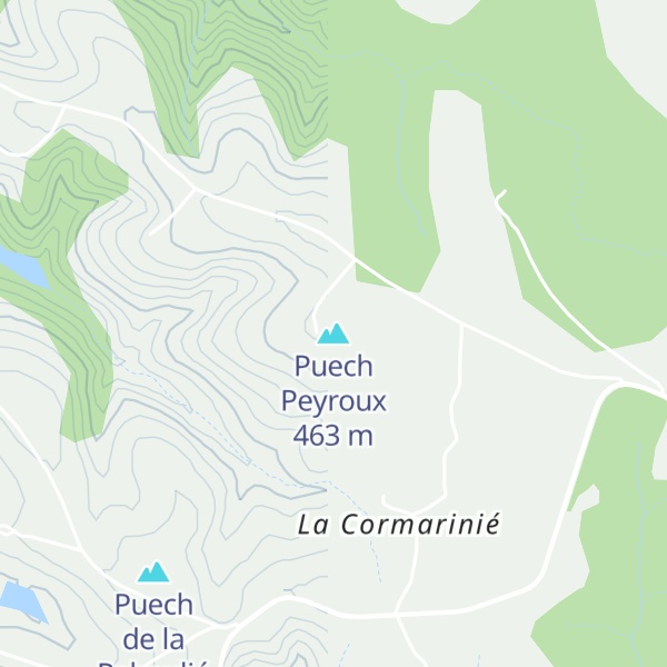 Map of Puech Peyroux