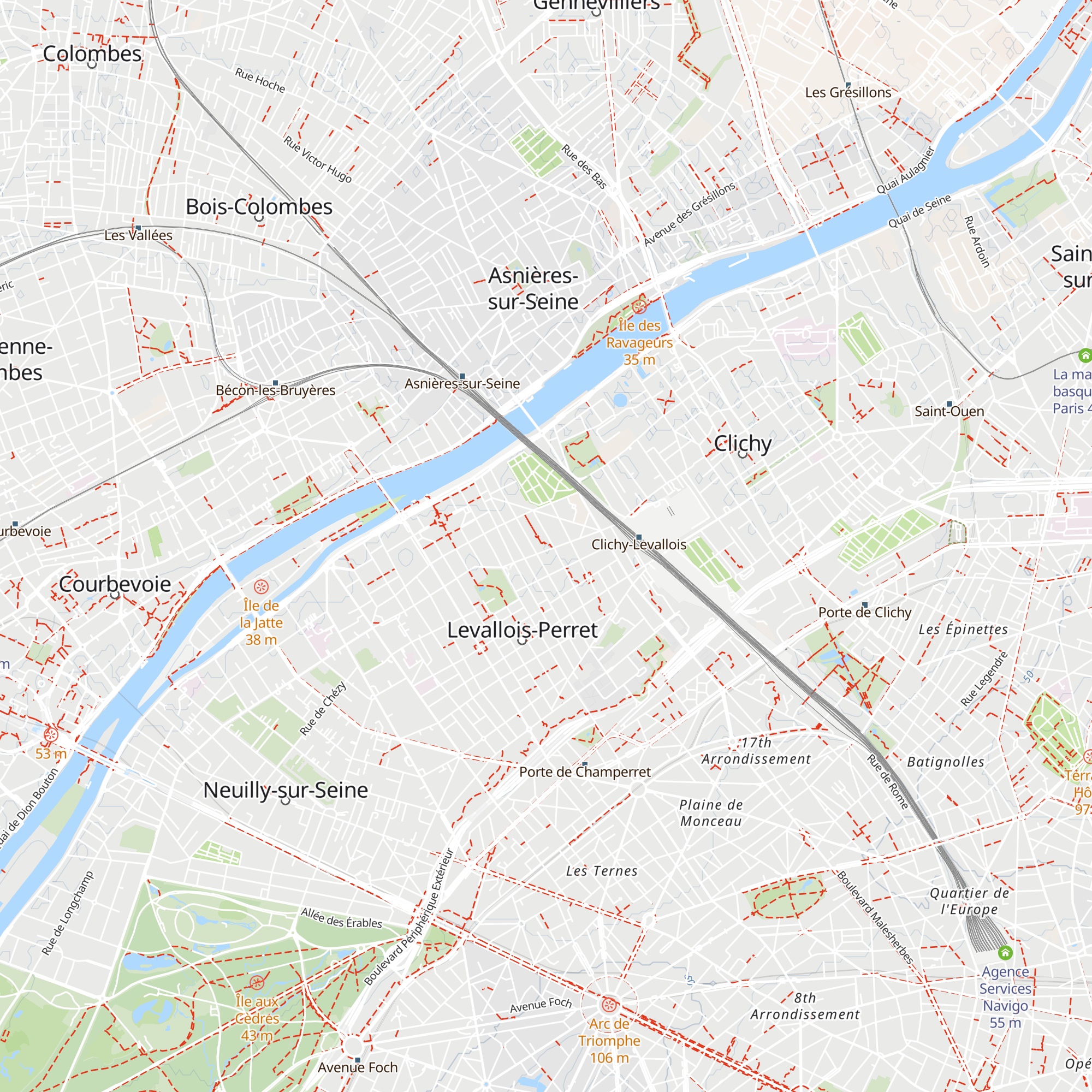 Cabane en bois blanche map