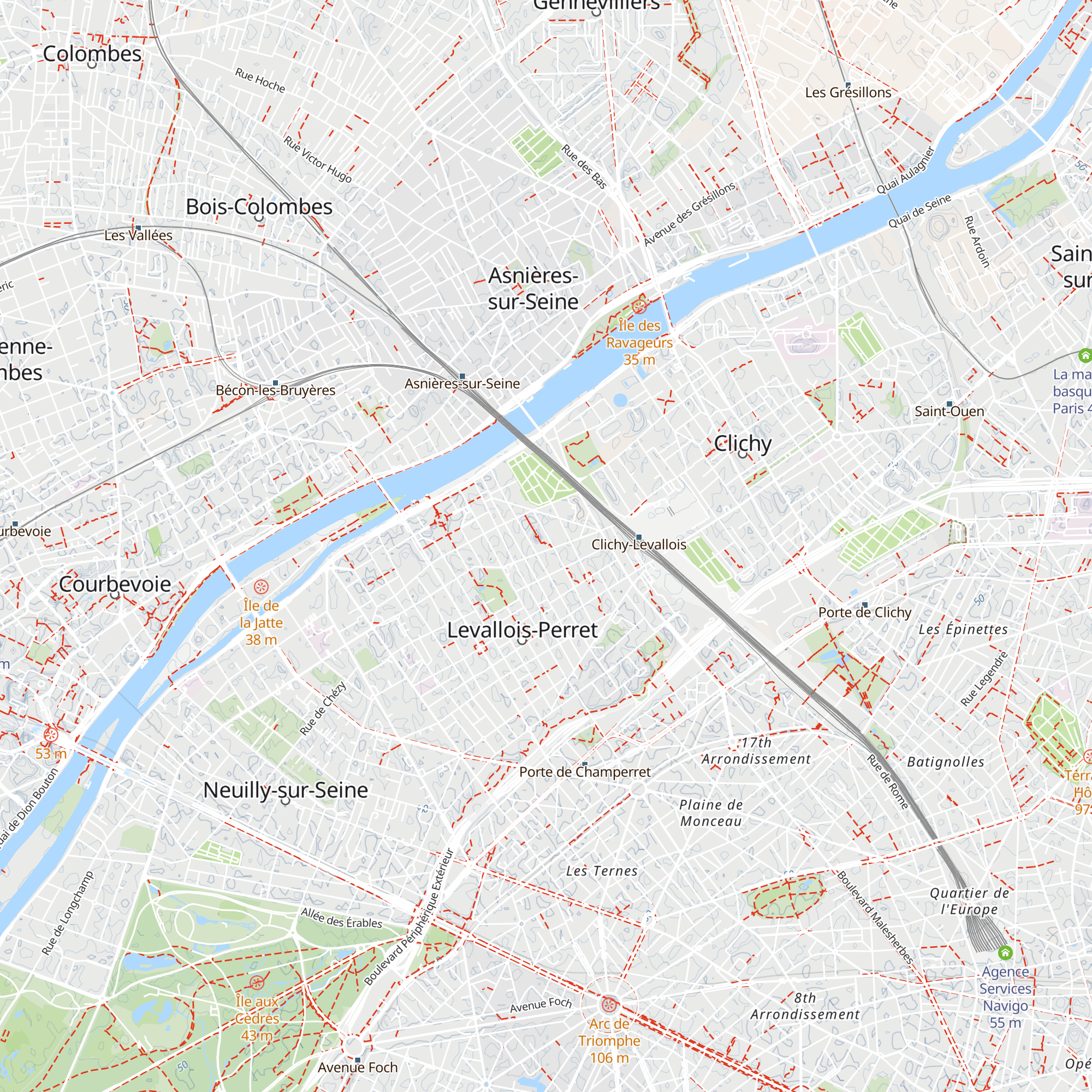 Cabane en bois blanche map