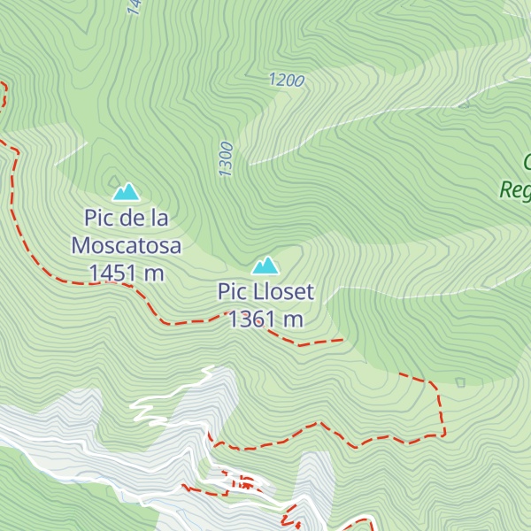 Map of Pic Lloset