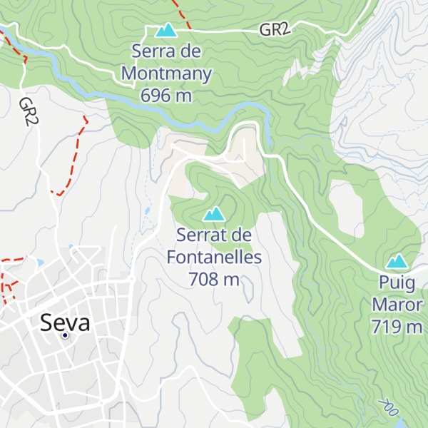 Map of Serrat de Fontanelles